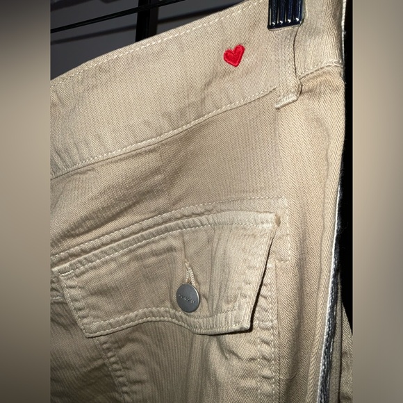 Sundry button fly tan pants with stripe down the legs nwt size 31 - Picture 2 of 14